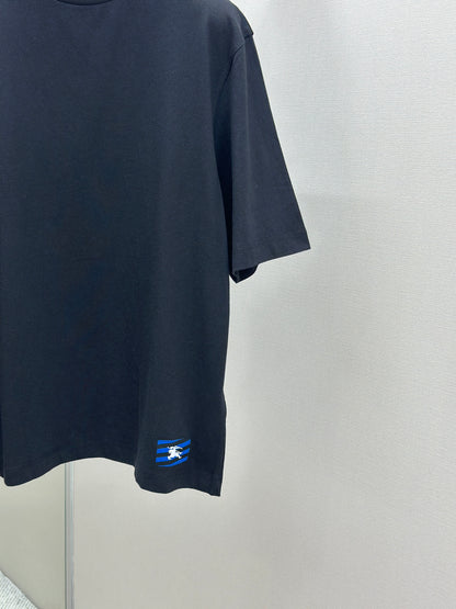 BURB* Check Label Cotton T-shirt