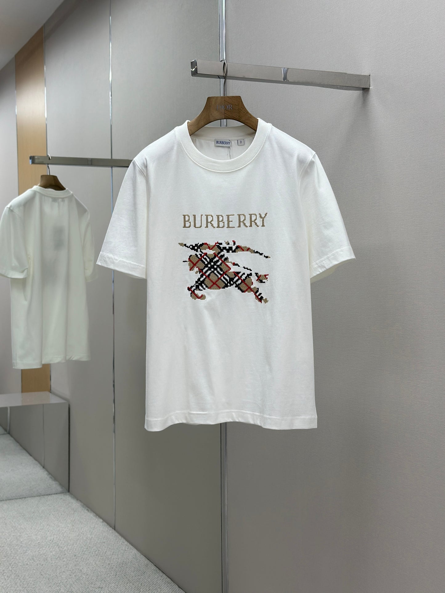 BURB* Cross Stitch EKD Cotton T-shirt