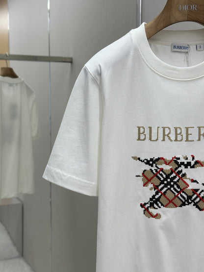 BURB* Cross Stitch EKD Cotton T-shirt