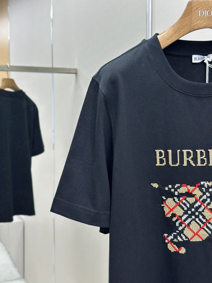 BURB* Cross Stitch EKD Cotton T-shirt
