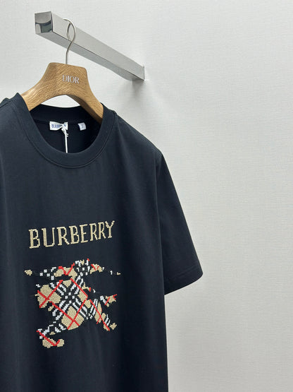 BURB* Cross Stitch EKD Cotton T-shirt