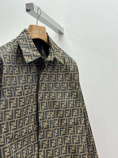 FEND1   FF jacquard fabric jacket