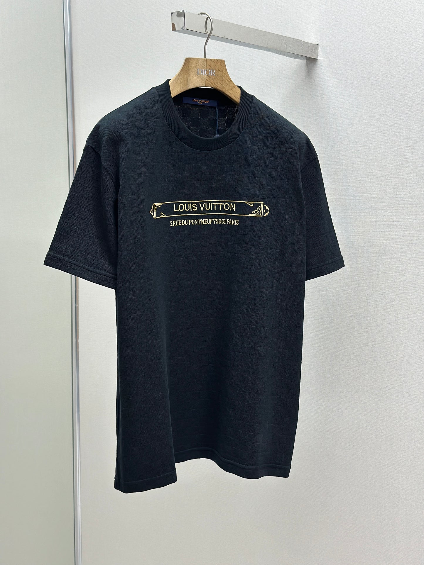 LOUI*V  damier Cotton piqué T-shirt