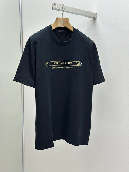 LOUI*V  damier Cotton piqué T-shirt