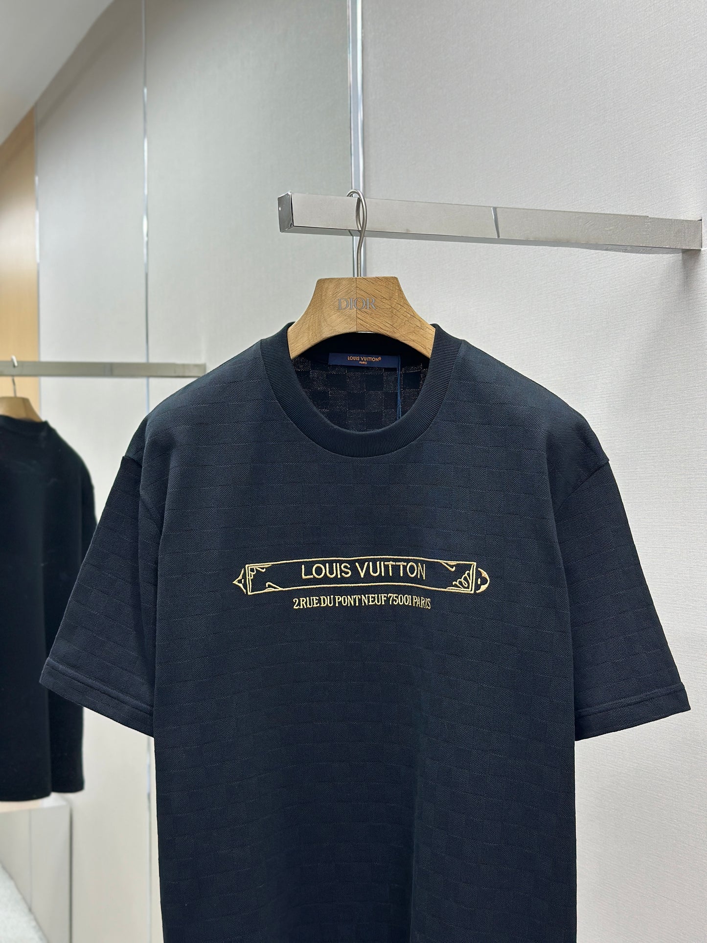 LOUI*V  damier Cotton piqué T-shirt