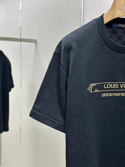 LOUI*V  damier Cotton piqué T-shirt