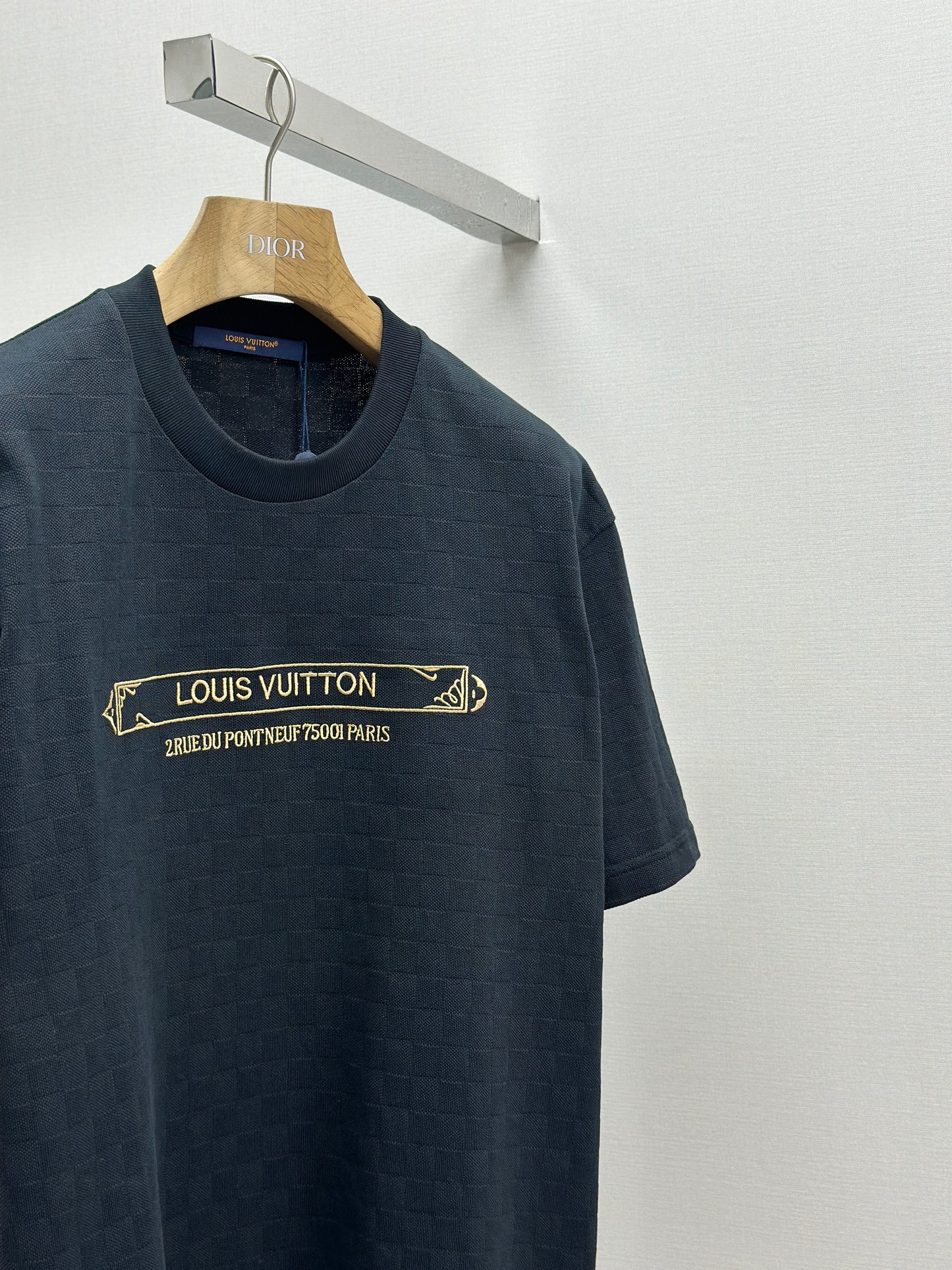 LOUI*V  damier Cotton piqué T-shirt