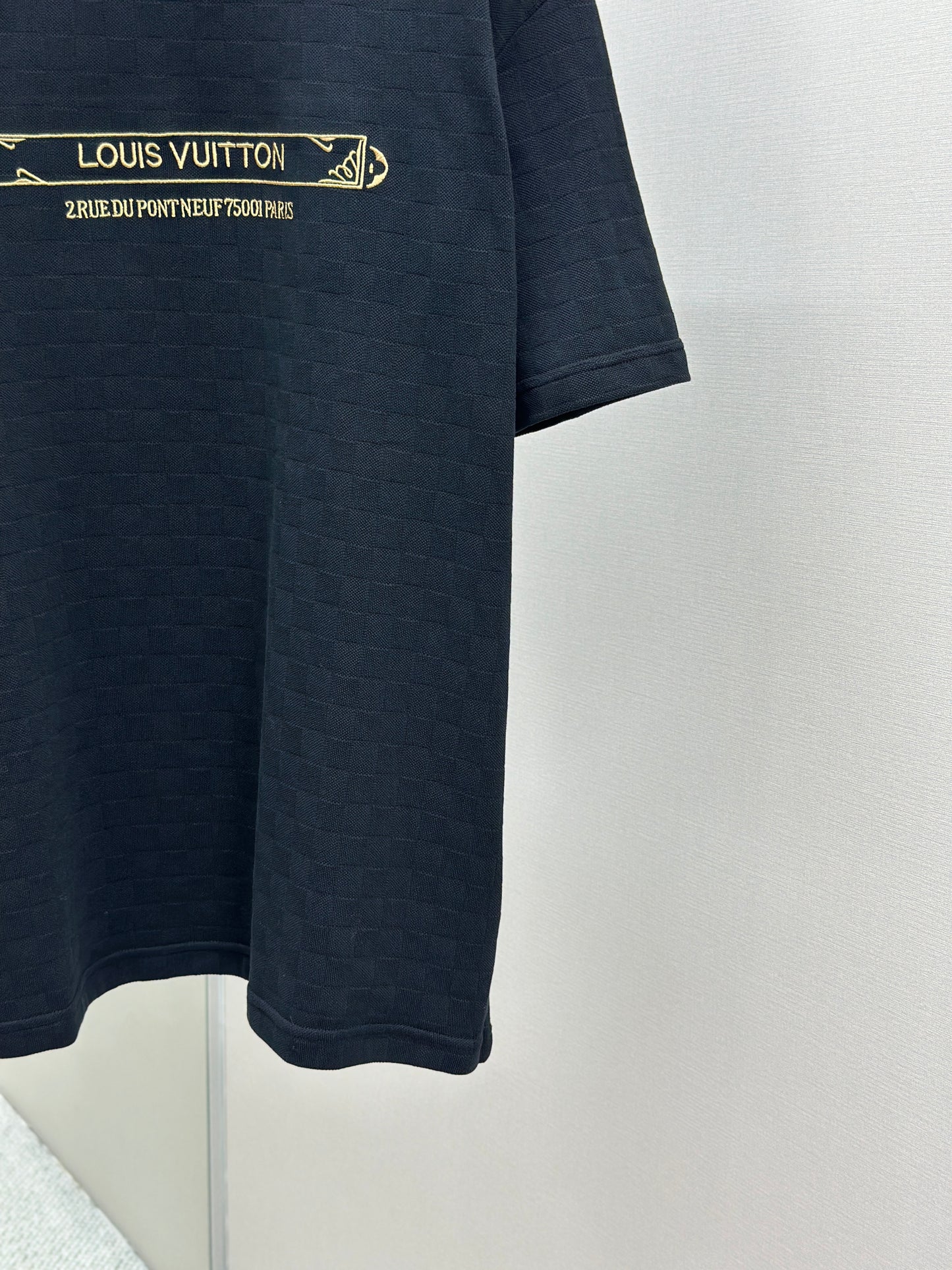 LOUI*V  damier Cotton piqué T-shirt