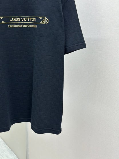 LOUI*V  damier Cotton piqué T-shirt