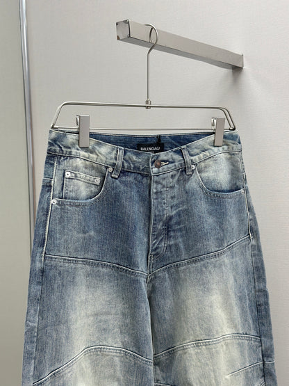 BALENC* Men's Baggy Pants in Light Blue