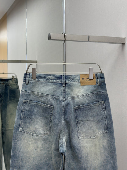 BALENC* Men's Baggy Pants in Light Blue