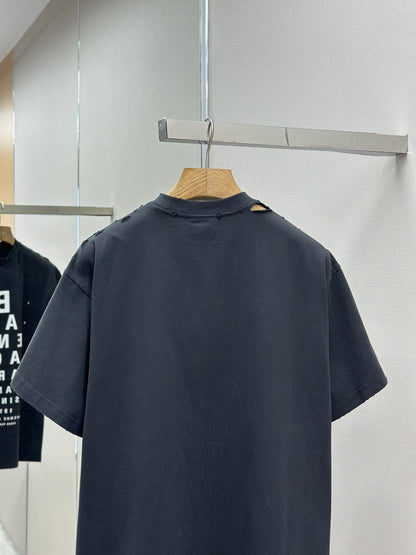 BALENC* Optical T-shirt Oversized in Black/white