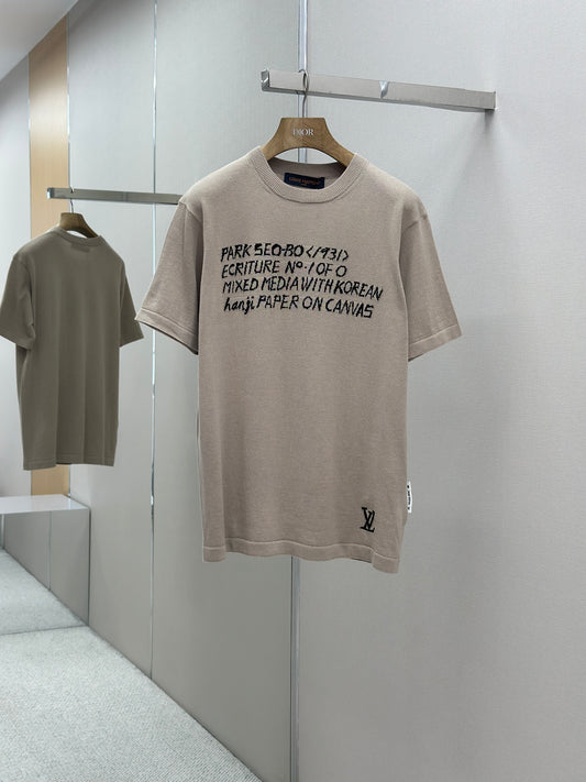 LOUI*V X Park  Short-Sleeved Cotton Crewneck