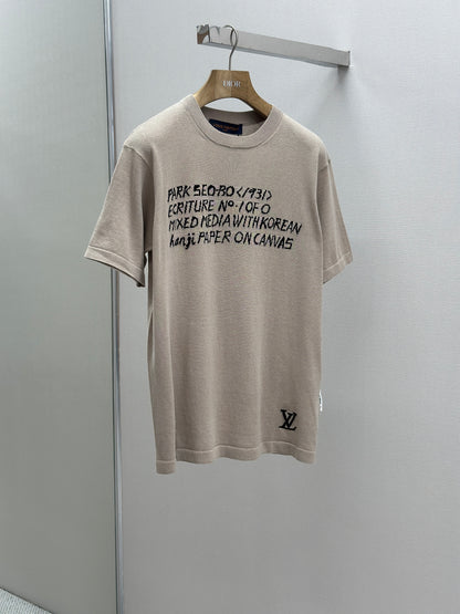 LOUI*V X Park  Short-Sleeved Cotton Crewneck
