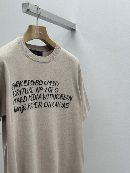 LOUI*V X Park  Short-Sleeved Cotton Crewneck