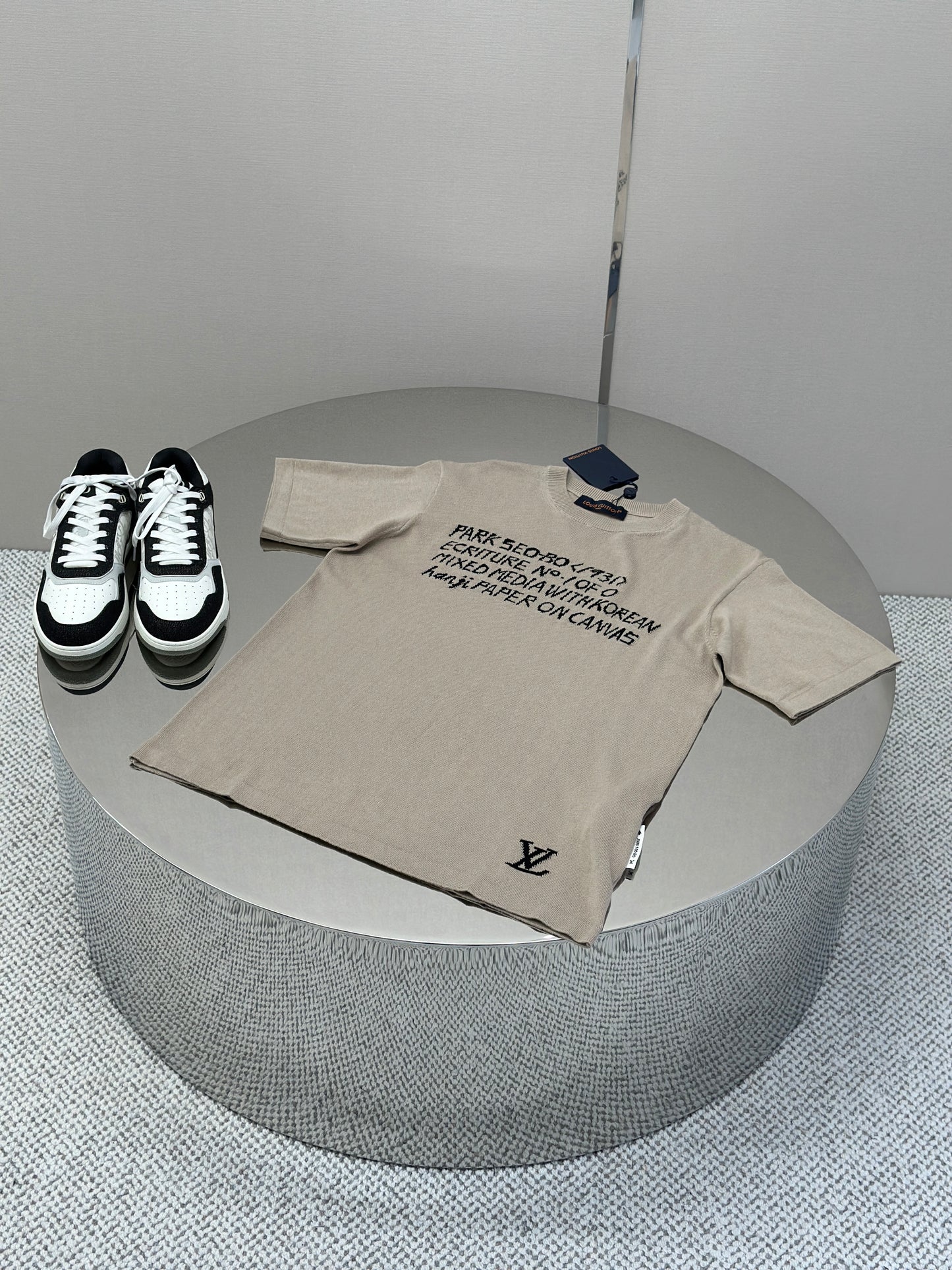 LOUI*V X Park  Short-Sleeved Cotton Crewneck
