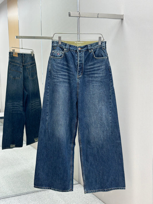 BALENC* Men's Baggy Pants in Deep Blue