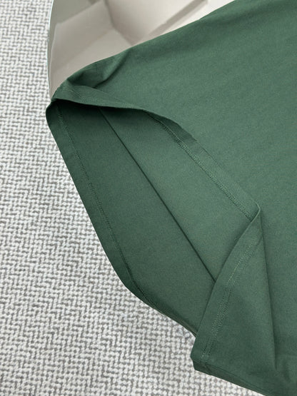 GUC* Embroidered cotton jersey T-shirt