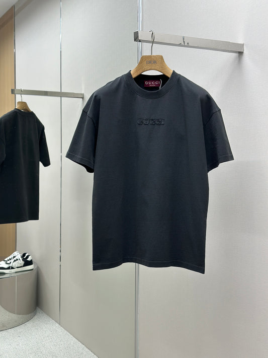 GUC* Embroidered cotton jersey T-shirt