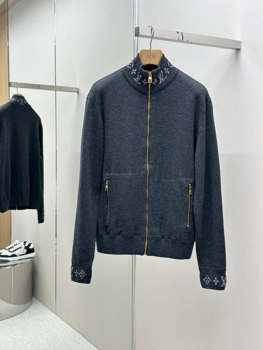 LOUI*V Double Face Knit Wool Travel Blouson
