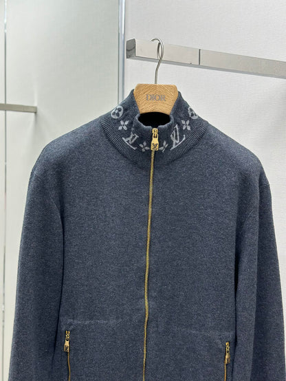 LOUI*V Double Face Knit Wool Travel Blouson