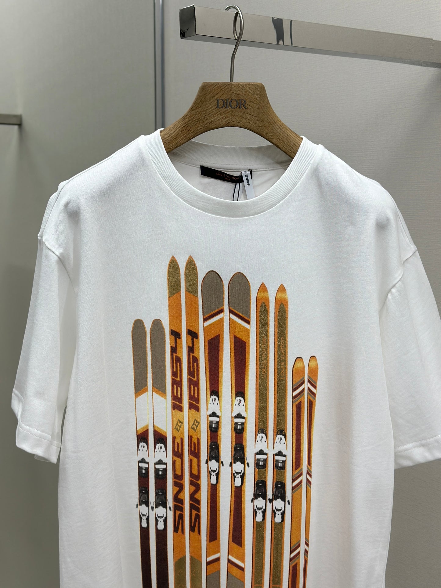 LOUI*V Printed Cotton T-Shirt