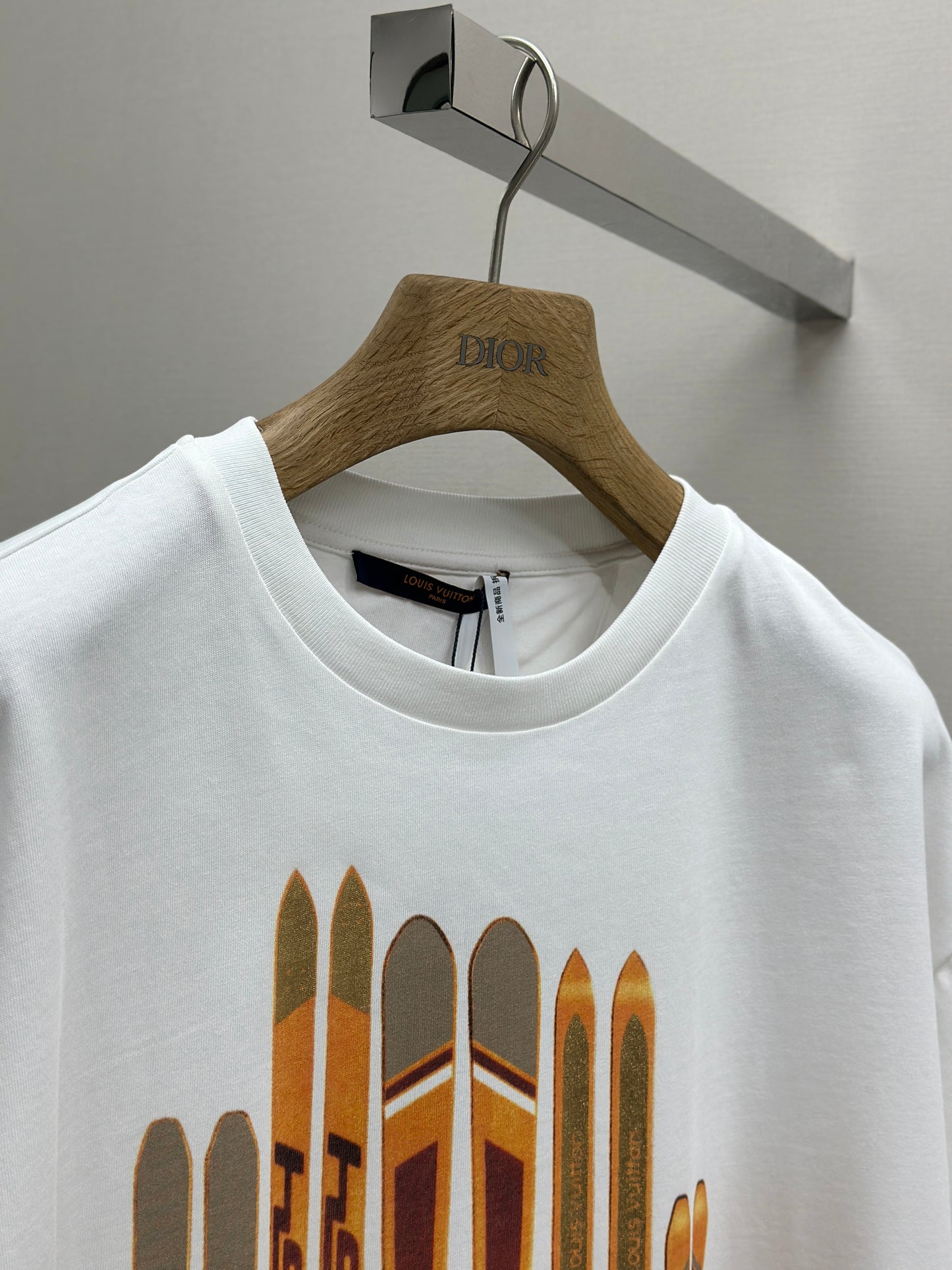 LOUI*V Printed Cotton T-Shirt