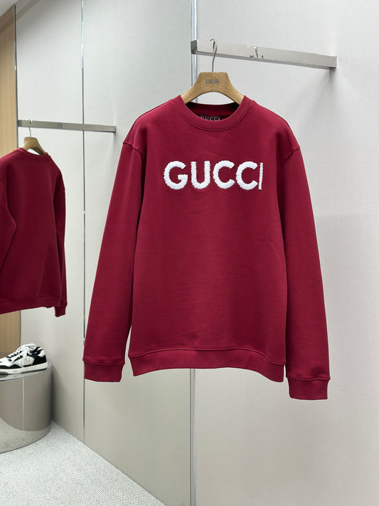 GUC* Cotton jersey hooded sweatshirt with embroidery