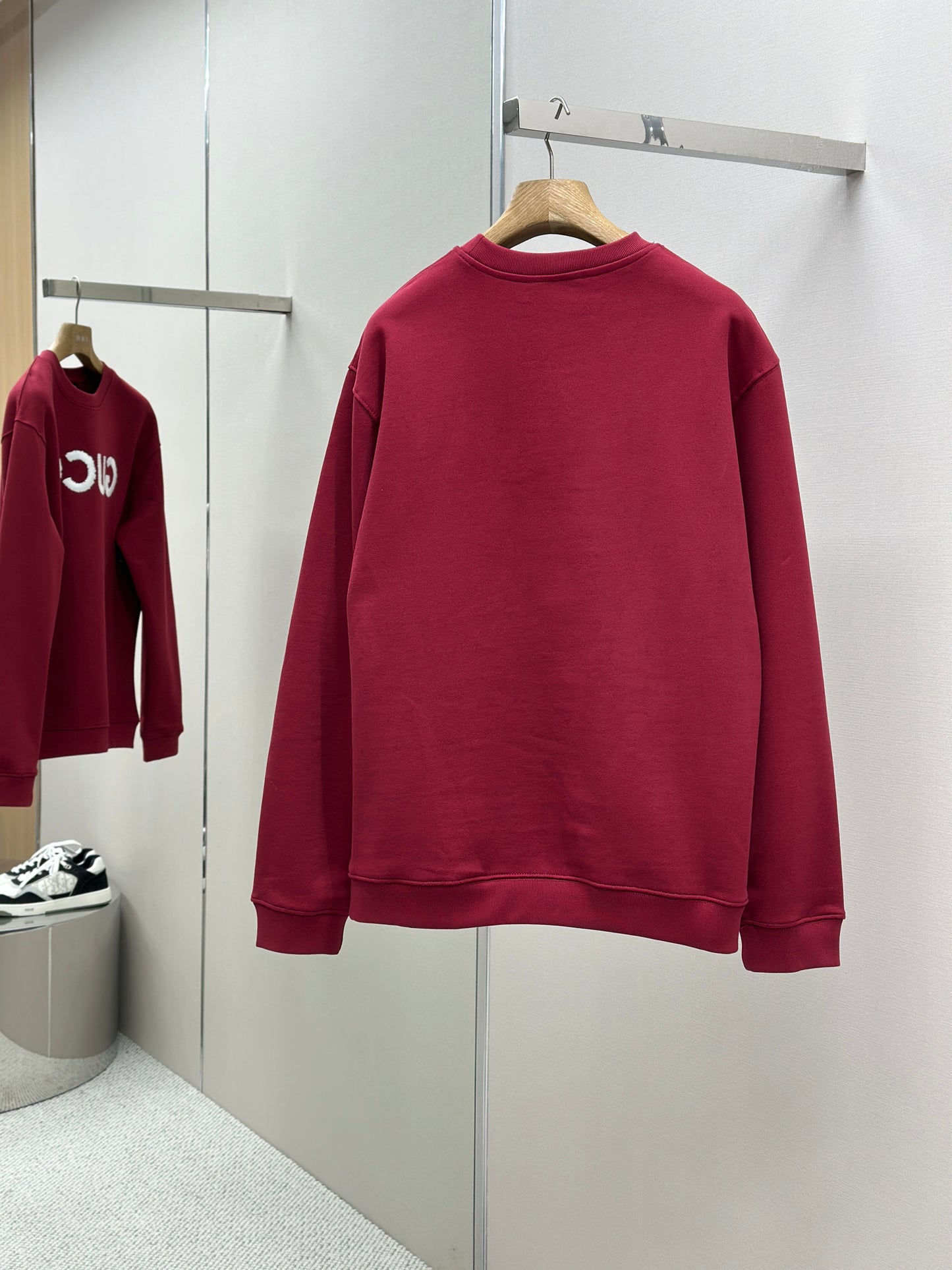 GUC* Cotton jersey hooded sweatshirt with embroidery