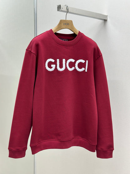 GUC* Cotton jersey hooded sweatshirt with embroidery