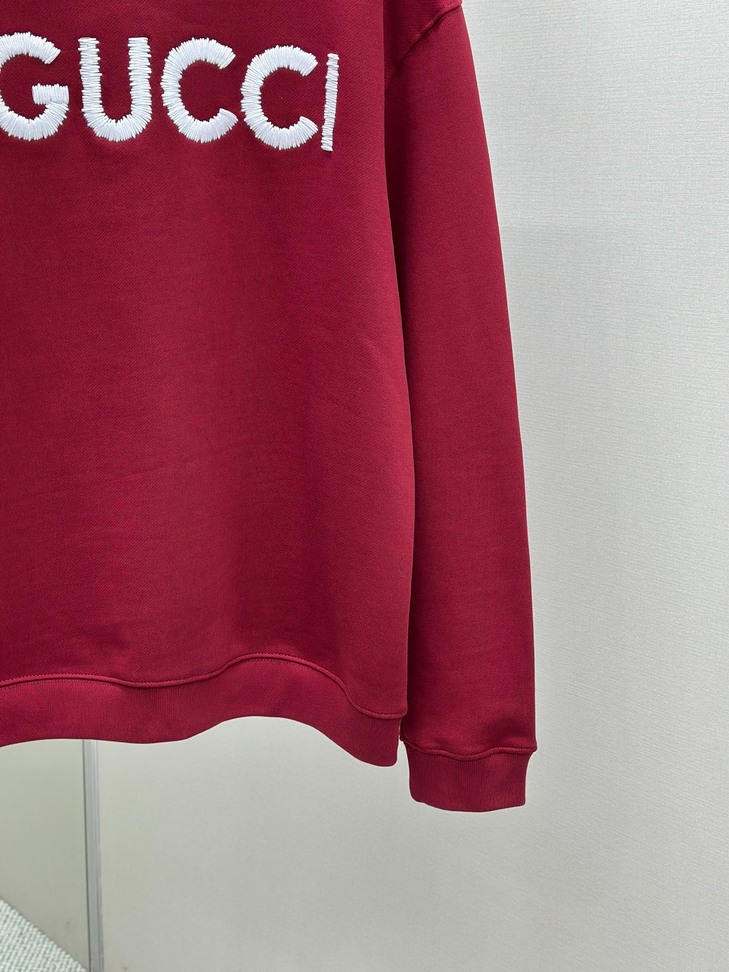 GUC* Cotton jersey hooded sweatshirt with embroidery