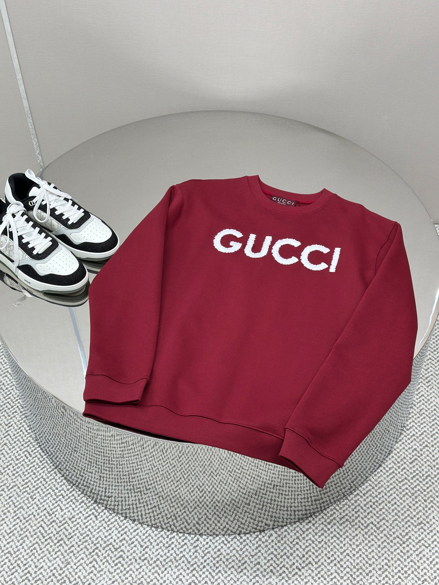 GUC* Cotton jersey hooded sweatshirt with embroidery